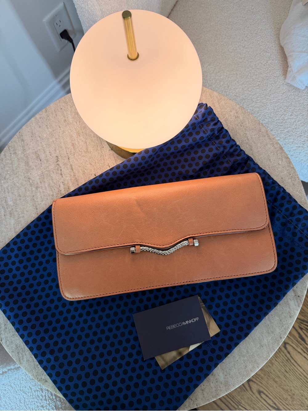 Rebecca Minkoff Coral Leather Clutch